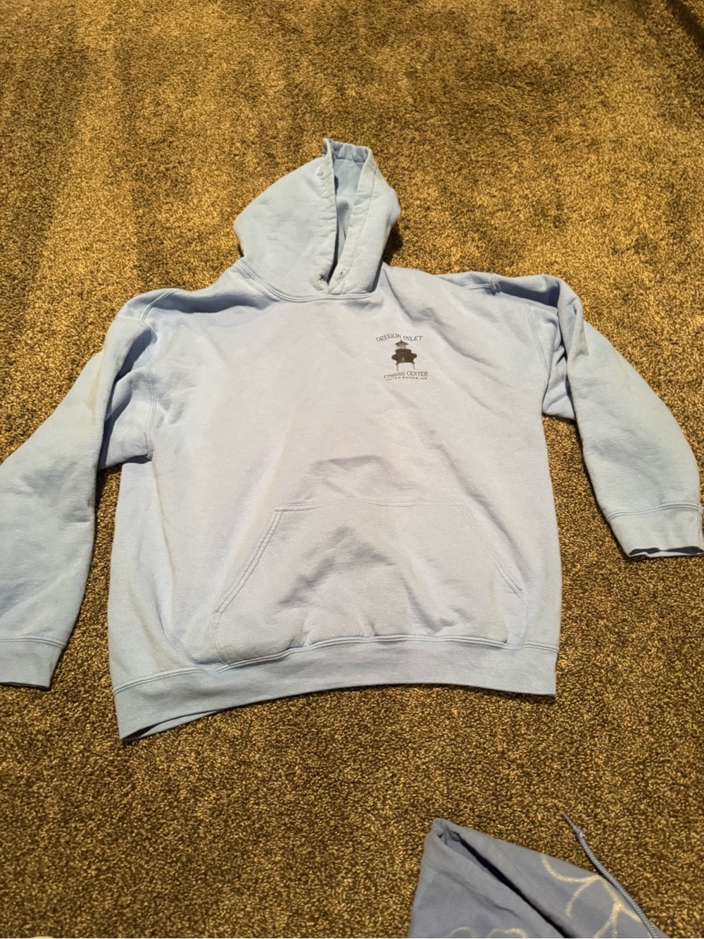 Light Blue OBX Hooded Sweatshirt